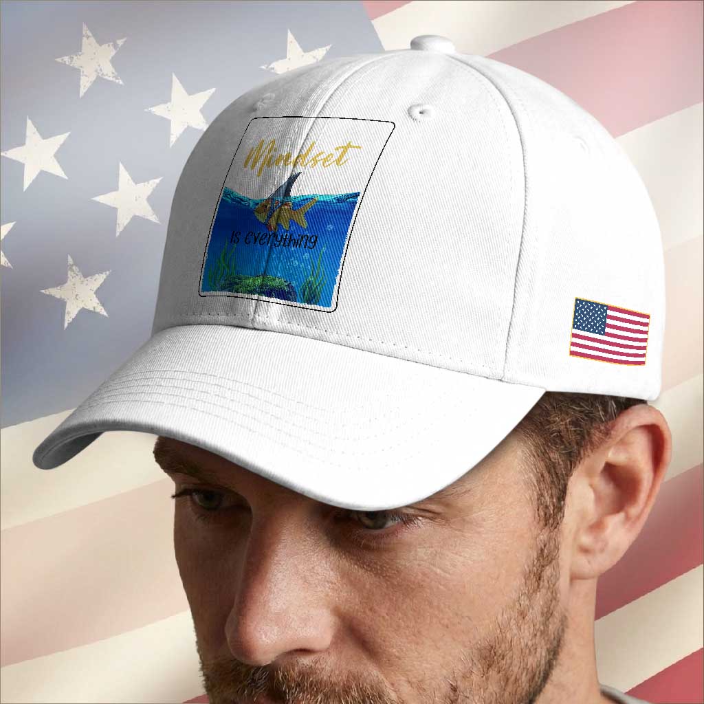 Mindset Is Everything Baseball Cap Positive Thinking Motivation