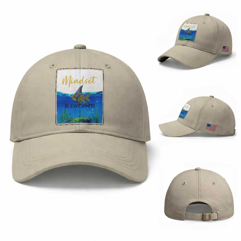 Mindset Is Everything Baseball Cap Positive Thinking Motivation