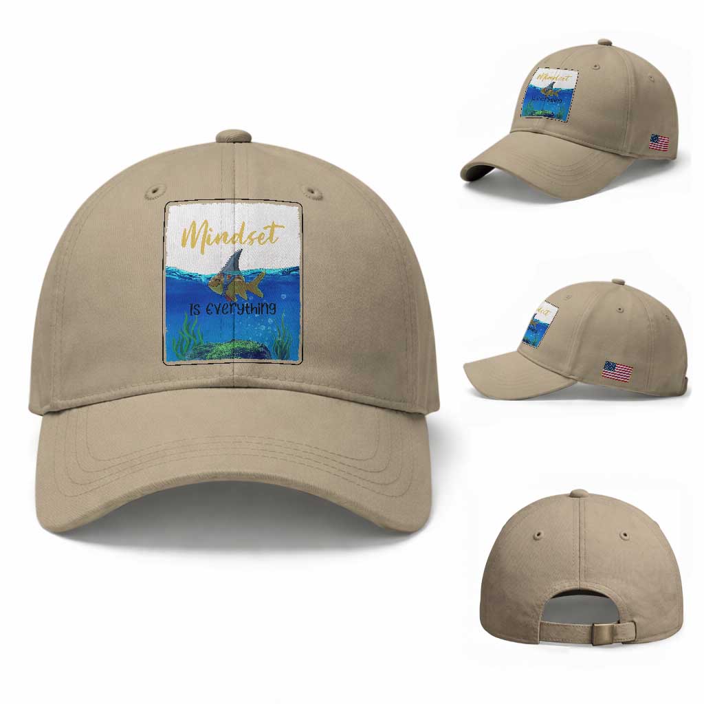 Mindset Is Everything Baseball Cap Positive Thinking Motivation