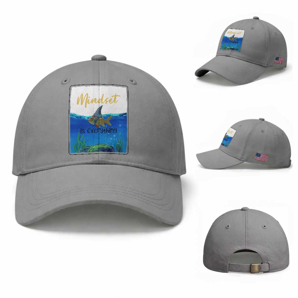 Mindset Is Everything Baseball Cap Positive Thinking Motivation