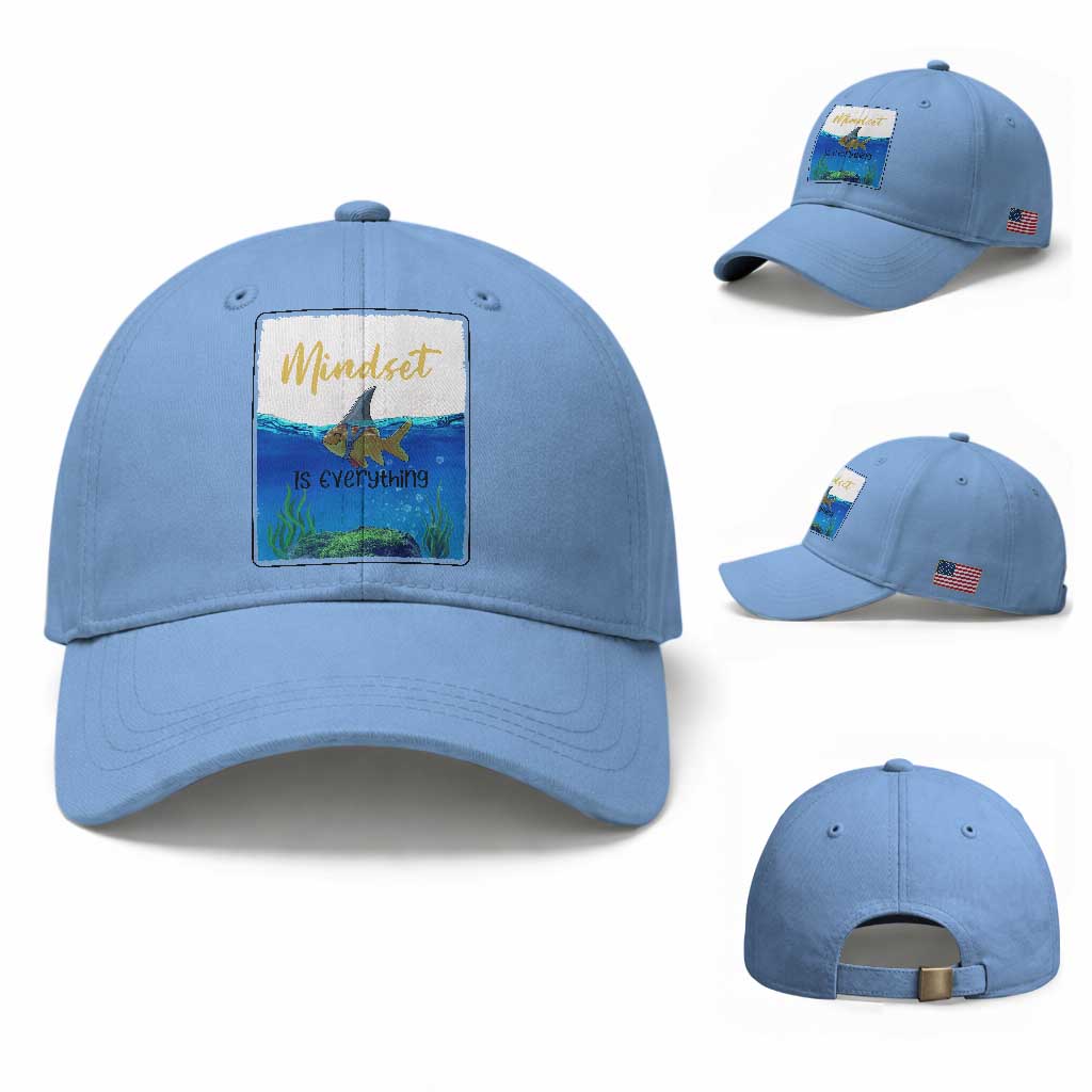 Mindset Is Everything Baseball Cap Positive Thinking Motivation