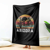 Arizona Throw Blanket Retro Desert Landscape Cactus Lover Gift - Wonder Print Shop