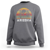 Arizona Sweatshirt Retro Desert Landscape Cactus Lover Gift - Wonder Print Shop