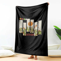 Succulent Plant Lover Gift Throw Blanket Cactus Crew - Wonder Print Shop