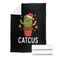 Funny Christmas Catcus Throw Blanket Succulent Lover Gift - Wonder Print Shop