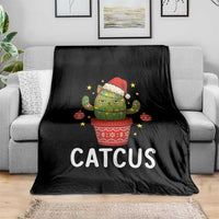 Funny Christmas Catcus Throw Blanket Succulent Lover Gift - Wonder Print Shop