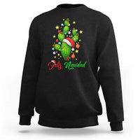 Feliz Navidad Cactus Sweatshirt Funny Spanish Christmas Gift - Wonder Print Shop