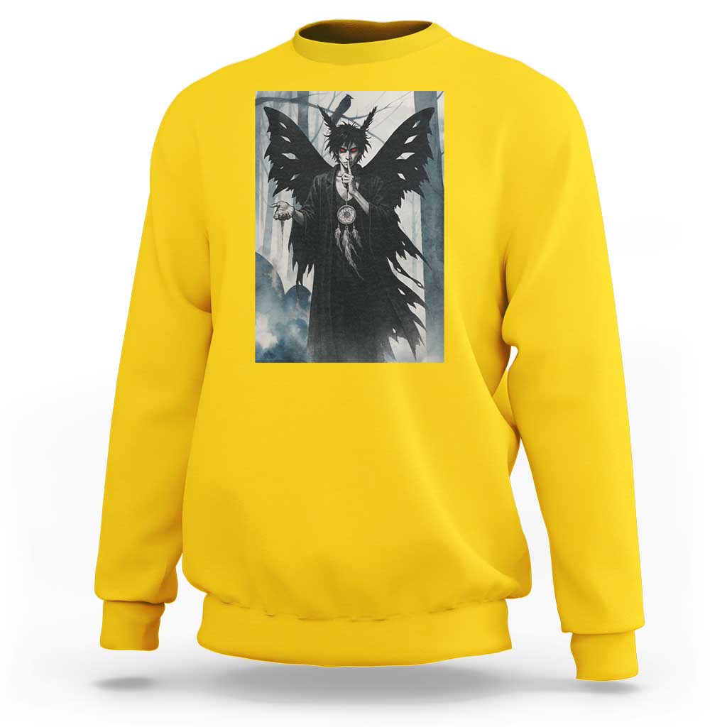 Mothman Sandman Sweatshirt Gothic Horror Fan Gift - Wonder Print Shop