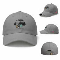 Mothman Baseball Cap Id Rather Be Camping Funny Cryptid Gift