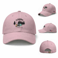 Mothman Baseball Cap Id Rather Be Camping Funny Cryptid Gift