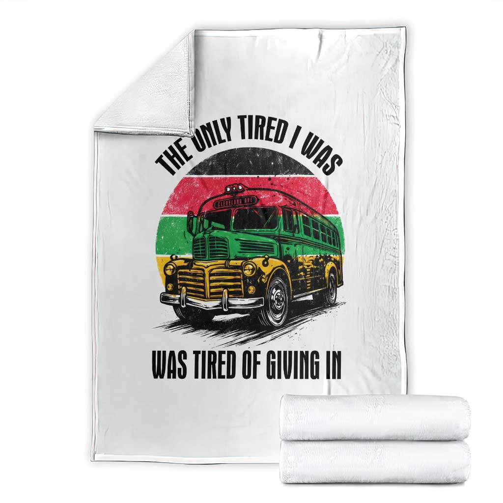 Rosa Parks Tired Of Giving In Throw Blanket Civil Bus Protest