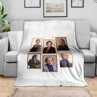 Rosa Parks Throw Blanket African American Civil Rights Legacy