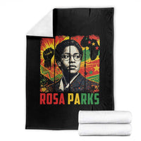 Rosa Parks Throw Blanket Strong Black Women Pride