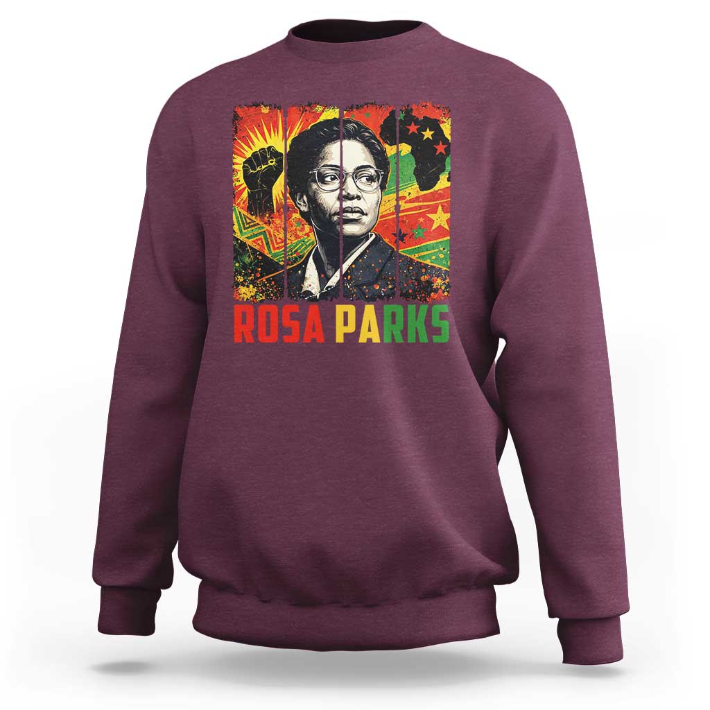 Rosa Parks Sweatshirt Strong Black Women Pride