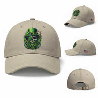 Irish Leprechaun Skull Baseball Cap St Patricks Day Party Gift