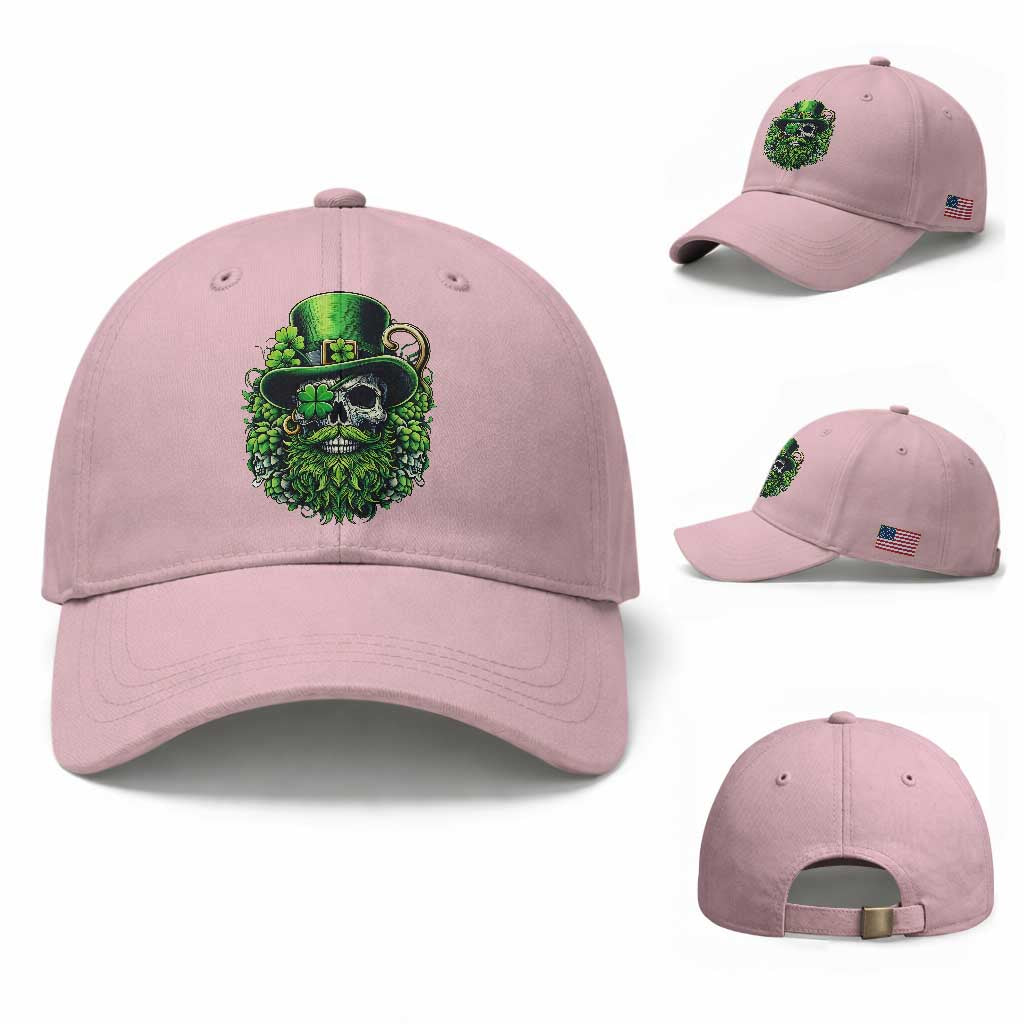 Irish Leprechaun Skull Baseball Cap St Patricks Day Party Gift