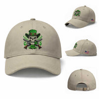 Irish Cowboy Skeleton Baseball Cap St Patricks Day Party Gift