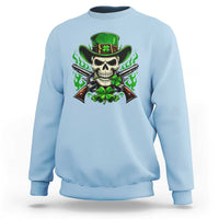 Irish Cowboy Skeleton Sweatshirt St Patricks Day Party Gift