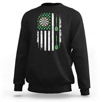 Irish American Darts Shamrock Flag Gift Sweatshirt