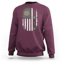 Irish American Darts Shamrock Flag Gift Sweatshirt