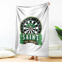 Saint Hat Tricks Throw Blanket St Patricks Day Dart Thrower Gift