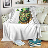 St Patricks Day Irish Darts Board Celebration Gift Throw Blanket