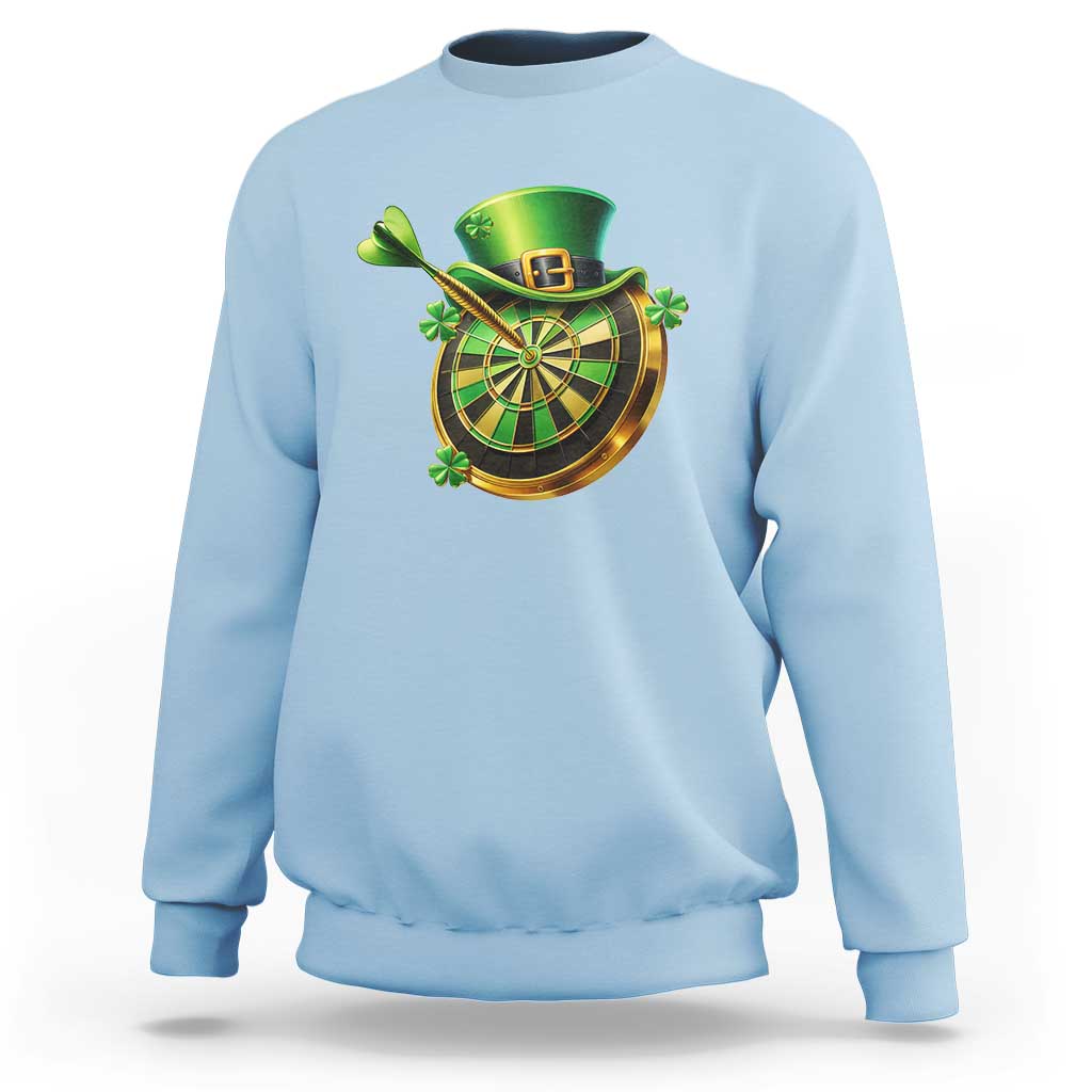 St Patricks Day Irish Darts Board Celebration Gift Sweatshirt
