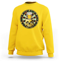 Funny St Patricks Day Skull Sweatshirt Darts Player Gift