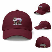 Howling Raccoon LGBTQ Pride Baseball Cap Rainbow Trash Panda Support