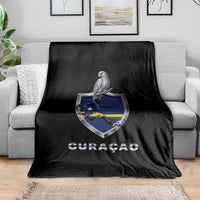 Supporting Curacao Soccer 2026 Throw Blanket Caribbean Team Pride Gift