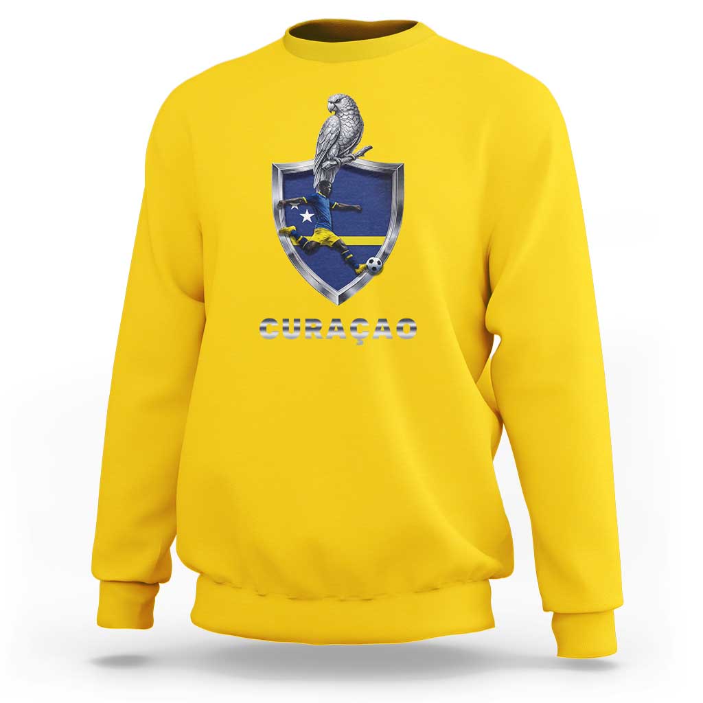 Supporting Curacao Soccer 2026 Sweatshirt Caribbean Team Pride Gift