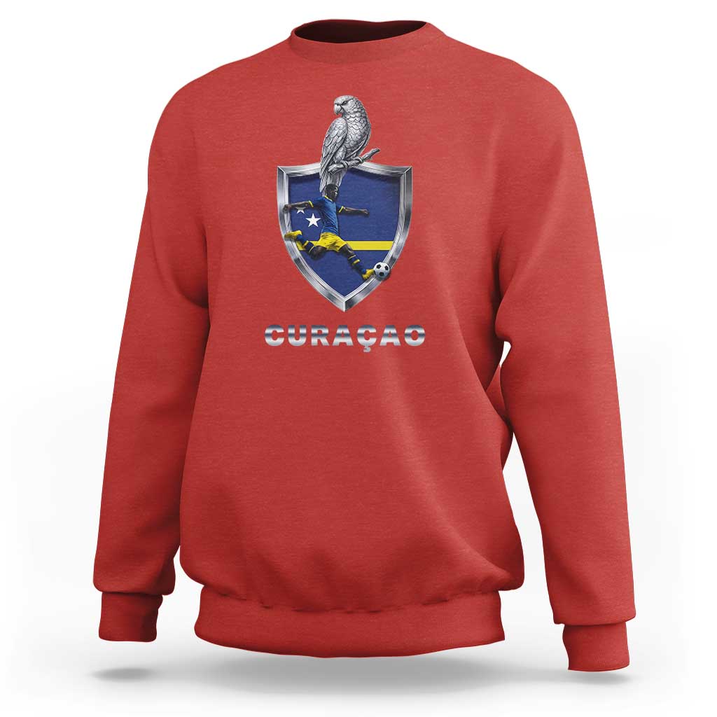 Supporting Curacao Soccer 2026 Sweatshirt Caribbean Team Pride Gift