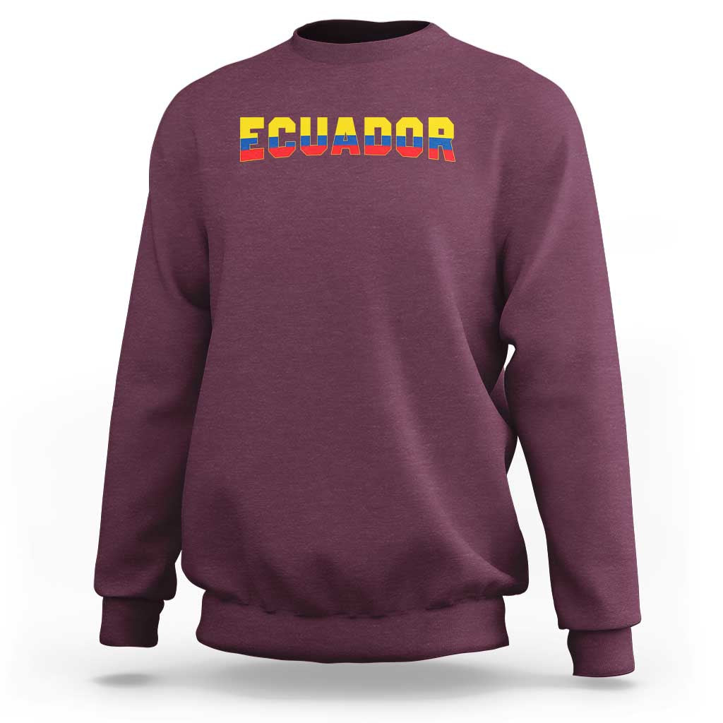 Vintage Ecuador Roots Sweatshirt Latin Heritage Pride Gift