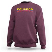 Vintage Ecuador Roots Sweatshirt Latin Heritage Pride Gift
