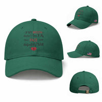 If My Mouth Does Not Say It My Face Definitely Will Baseball Cap Funny Sarcastic