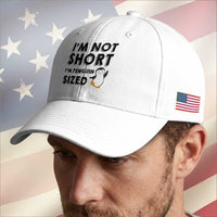 Funny Penguin Quote Baseball Cap I Am Not Short I Am Penguin Size