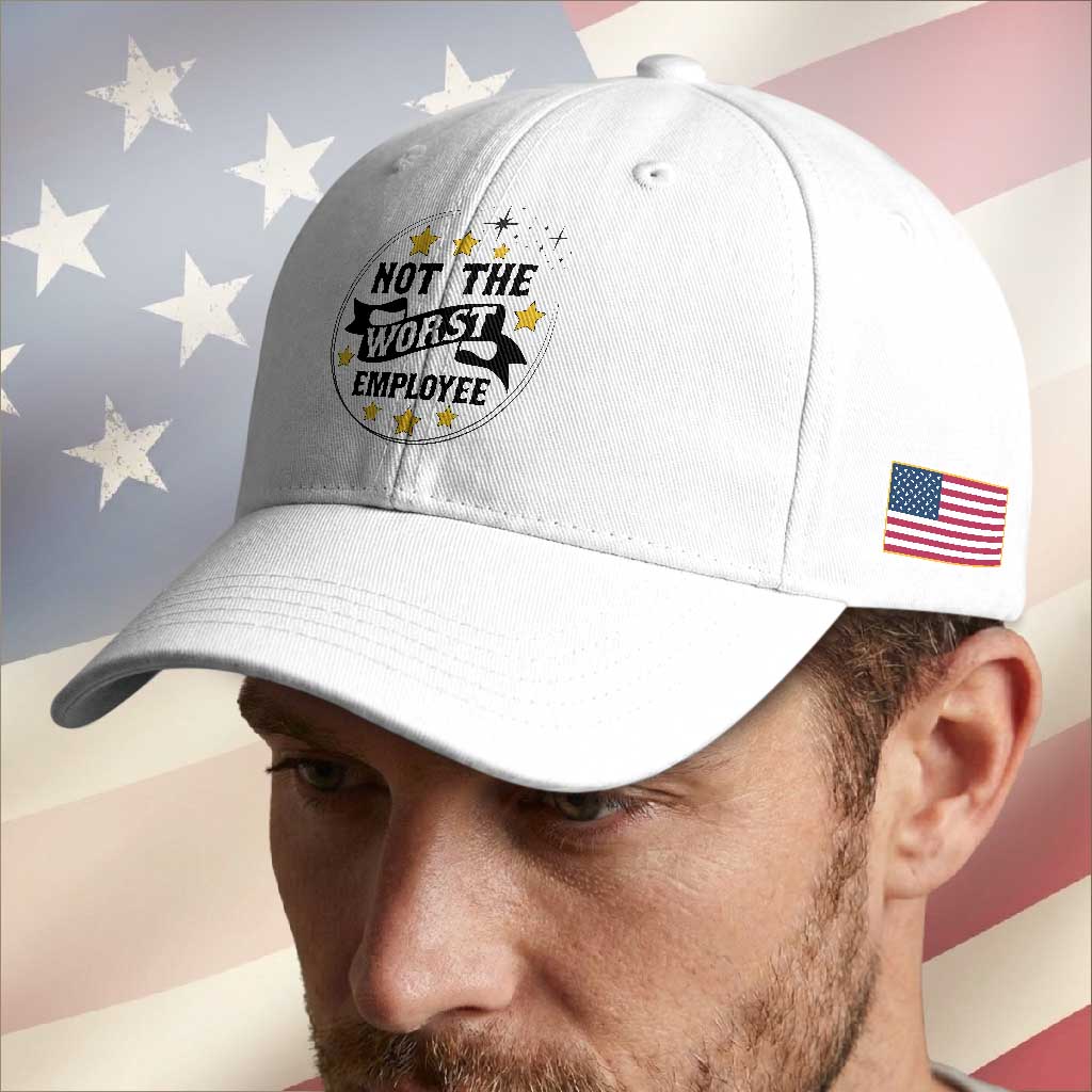 Not The Worst Employee Baseball Cap Funny Work Office Quote