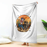 Cute Halloween Vampire Great Dane Dog Throw Blanket Spooky Pet Lover Gift