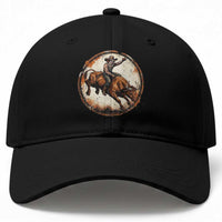 Funny Rodeo Clown Bull Riding Baseball Cap Western Rodeo Fighter Gift