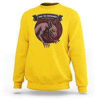 Chupacabra Sweatshirt Gothic Horror Save The Cryptid Gift - Wonder Print Shop