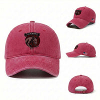Chupacabra Washed Cotton Baseball Cap Gothic Horror Save The Cryptid Gift