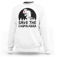 Chupacabra Sweatshirt Funny Cryptid Save The Goat Sucker Gift - Wonder Print Shop