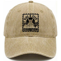 Chupacabra Hide And Seek Champion Since 1995 Washed Cotton Baseball Cap Cryptid Gift