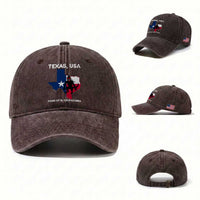 Chupacabra Texas Washed Cotton Baseball Cap Home Of El Chupacabra Gothic Horror Gift