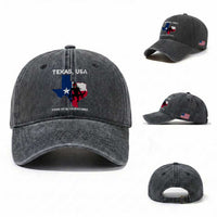 Chupacabra Texas Washed Cotton Baseball Cap Home Of El Chupacabra Gothic Horror Gift