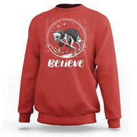 Chupacabra Sweatshirt Funny Believe Christmas Cryptid Gift - Wonder Print Shop