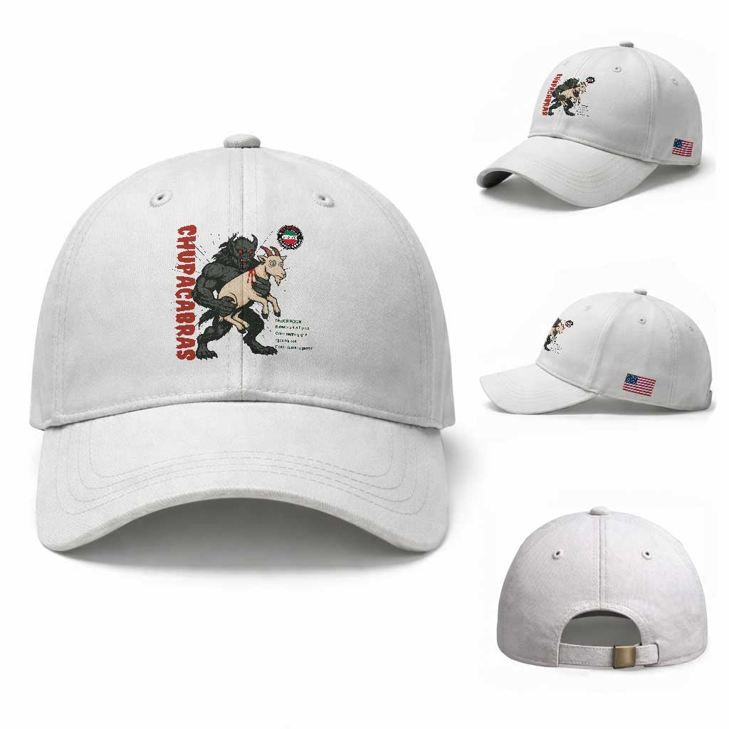 Chupacabra Baseball Cap Vintage Horror Cryptid Gift