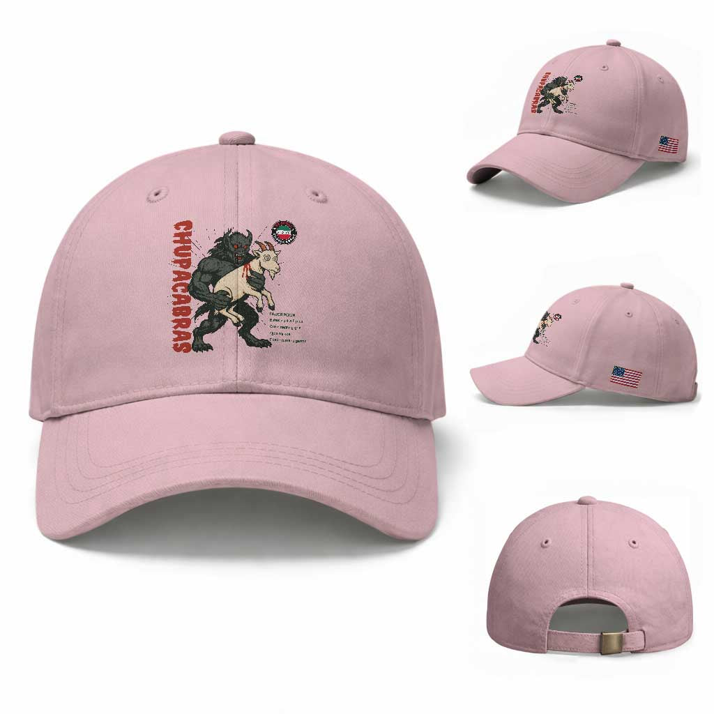 Chupacabra Baseball Cap Vintage Horror Cryptid Gift
