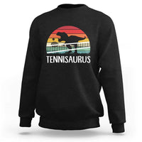 Funny Dinosaur Tennis Player Gift Sweatshirt Tennisaurus - Wonder Print Shop