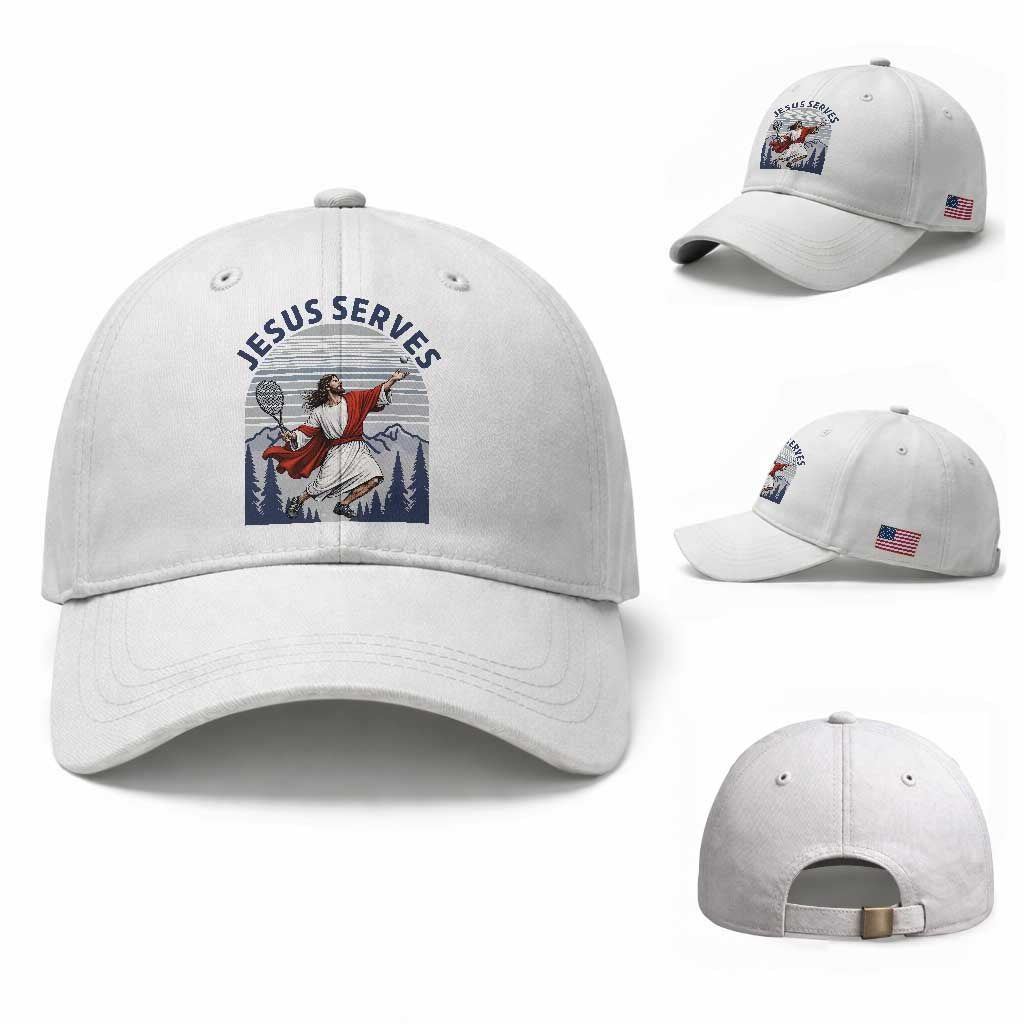 Christian Tennis Lover Gift Baseball Cap Funny Christian Gift